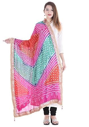 Buy Indian Handicraft Artificial Silk Dupattas (Art-Silk-Dupatta-4 ...