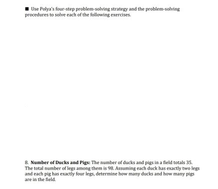 Image result for Polya's Four-Step Problem Solving Strategy