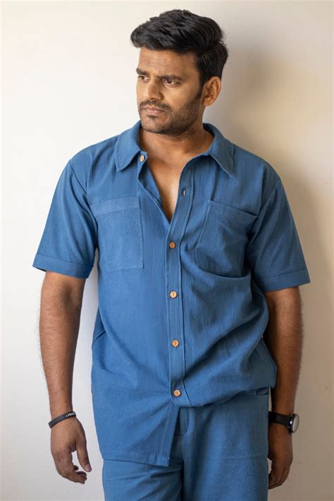 Blue Cubical Shirt – Aadya Moda