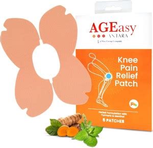 AGEasy Pain Relief Patch |5-Pack|Turmeric Formula for Knee Pain ...
