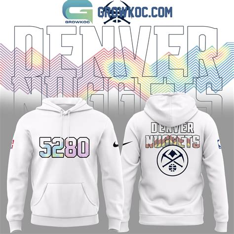 Denver Nuggets 5280 Mile High City Proud Fan Hoodie T-Shirt - Growkoc