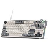 Amazon.in: Buy RK ROYAL KLUDGE M87 Wireless Gaming Keyboard with Screen ...