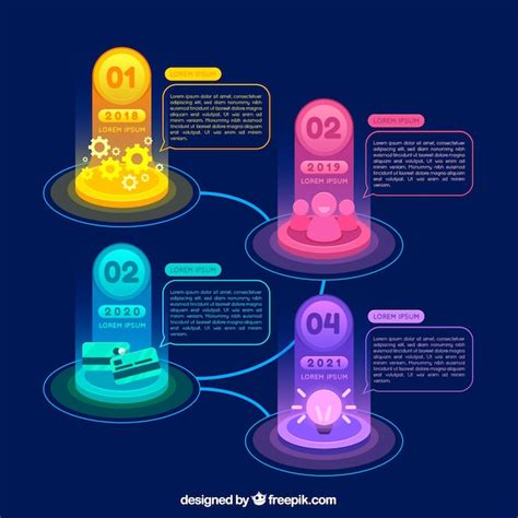 Company milestones concept | Free Vector