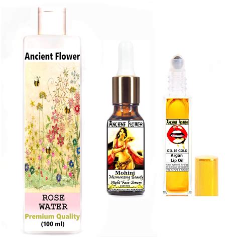 Ancient Flower - Rose Water And Mohini - Mesmerizing Beauty Night Face ...