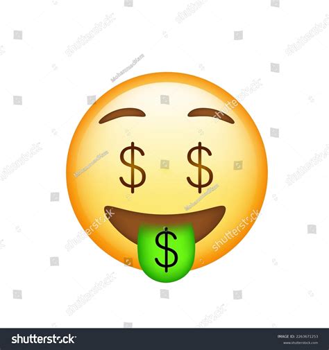Money Mouth Face Emoji Clipart