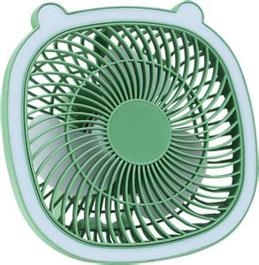 DUJE Rechargeable Mini Small Air Ventilador Ceiling Fans With Night ...