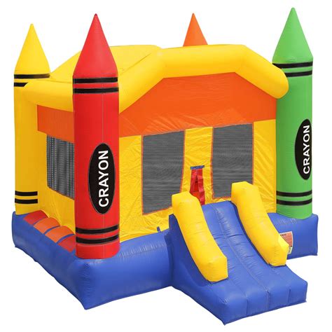 Buy Inflatable HQ Commercial Grade Bounce House - PVC Crayon Castle ...