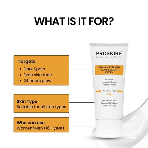 Vitamin C Cream + Face Wash Combo for Glowing & Even Skin – Proskire