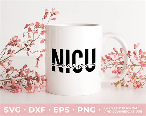 NICU Neonatal Nurse SVG Vinyl Cutting File Personal - Etsy