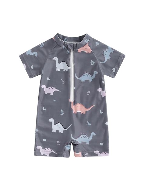 Suealasg Toddler Baby Boys One Piece Swimsuits 6M 1T 2T 3T Kids Summer ...