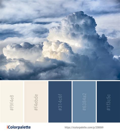 Discover 55 Cloud Color Palettes and color palette ideas | color inspiration, palette, find ...