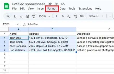 How to Wrap Text in Google Sheets - GeeksforGeeks