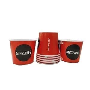 ECONUS Premium Disposable Small Printed Paper Cups | Pack of 150 | 85ml ...