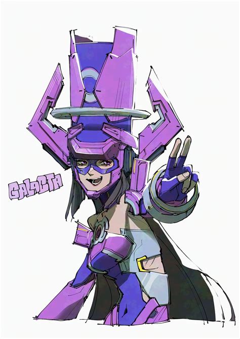 galacta (marvel and 2 more) drawn by superebiseeeen | Danbooru