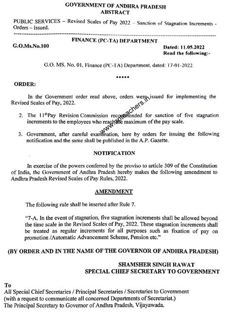 AP PRC 2022 Stagnation Increments - 5 Stagnation Increments beyond the ...
