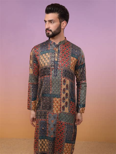KISAH Men Multi Kurta - Kisah