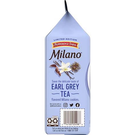 Pepperidge Farm Milano Limited Edition London Fog Earl Grey Tea with ...