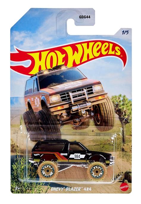 Buy Hot Wheels Desert Rally Racing Series Chevy Blazzer 4x4 1:64 Scale ...