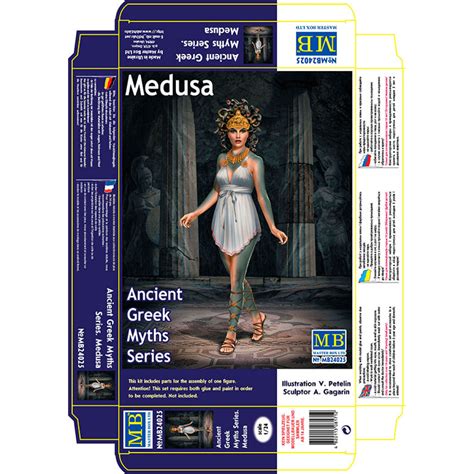 MEDUSA - ANCIENT GREEK MYTHS SERIES PLASTIC MODEL KIT 1/24 MASTER BOX ...
