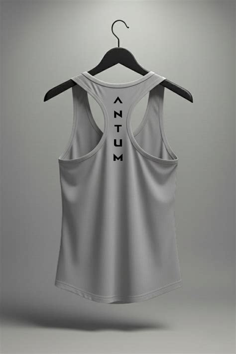 Light grey colour dry-fit Stringer (Quote: Perfection) – Antum Apparels