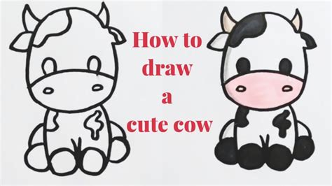 Cow Drawing Tutorial 的图像结果