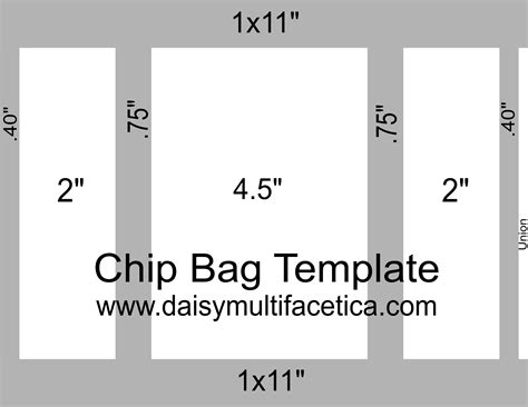 Chip Bag Sizes