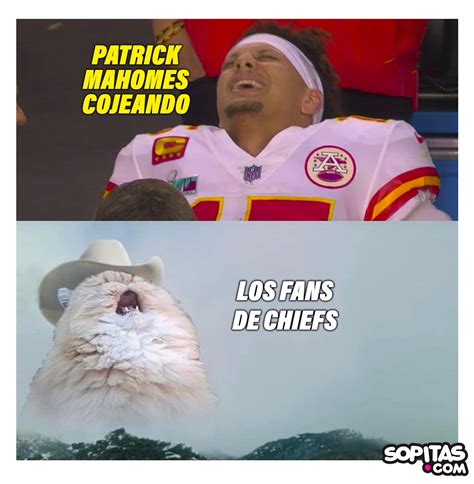 Estos son los memes de Patrick Mahomes en el Super Bowl