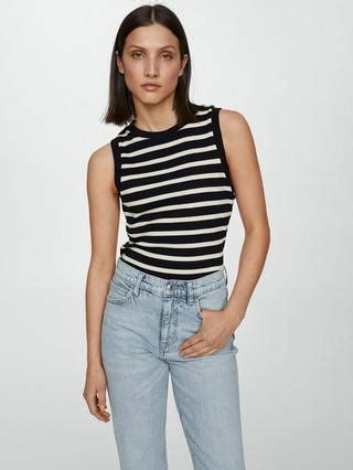 Mango Mom Comfort High Rise Jeans, Open Blue