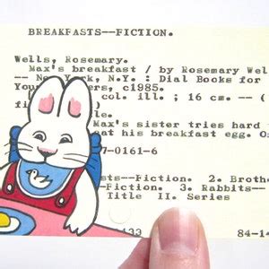 Max & Ruby Library Card 的图像结果