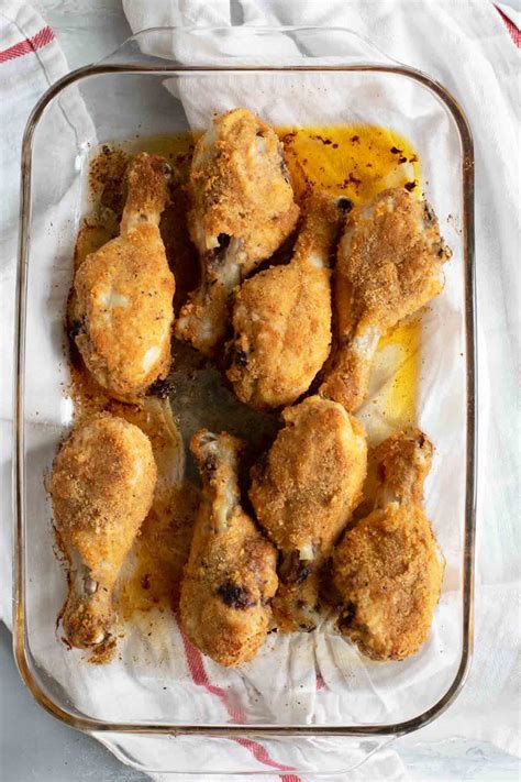 Crispy Baked Chicken Drumsticks Recipe - Taste and Tell