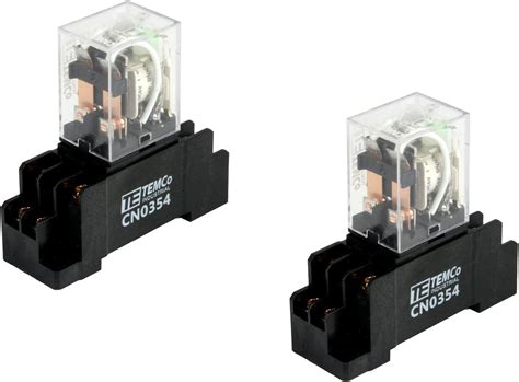 Buy 2X TEMCo Ice Cube Relay General Purpose 6 VDC 10A Contact 8 Pin w ...