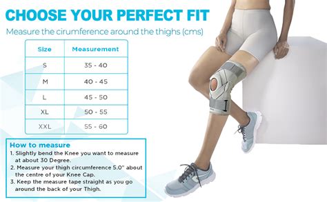 Buy Vissco Neoprene Hinged Patella Knee Brace (Moderate Support), Knee ...