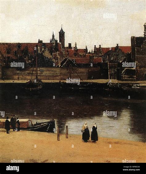 View of Delft (detail) between 1659 and 1660. 730 Johannes Vermeer ...