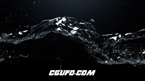 6832水流特效logo演绎动画AE模版，Watertrail Logo Reveal - CGUFO