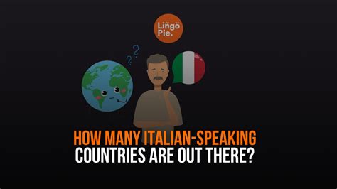 How Many Italian-Speaking Countries Are Out There? [Data]