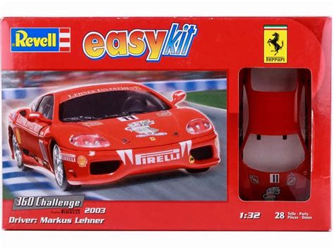 Ferrari 360 Challenge 2003 Markus Lehner 1:32 Revell plastic car model ...