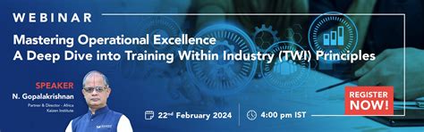 KI SAIN & AFAE: Landing Page - Webinar - Mastering Operational ...