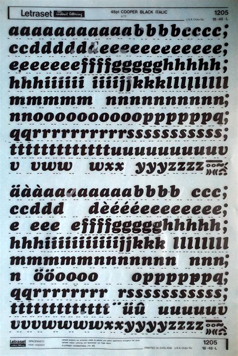 Cooper Black Italic Font