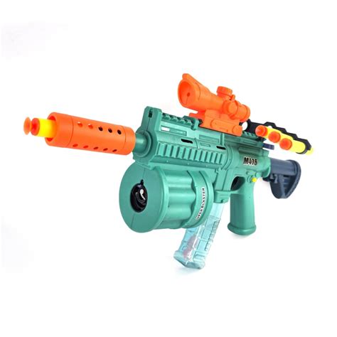 RAINBOW RIDERS 3 in 1 Electric Gun Toy for Kids Bubble Machine Gun M416 ...