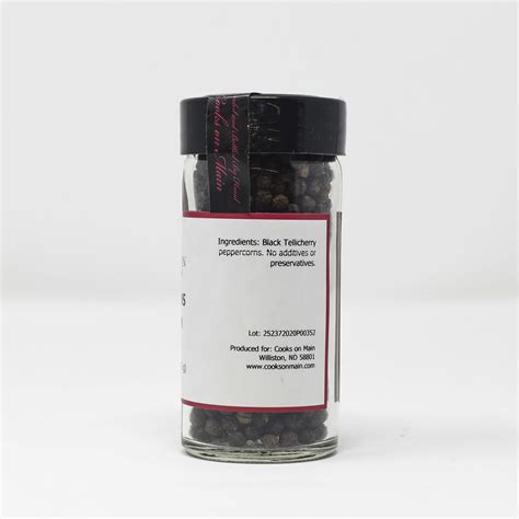 Peppercorns, Black Tellicherry