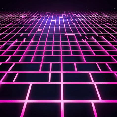 A purple building with a square of windows with the word quot on it ...