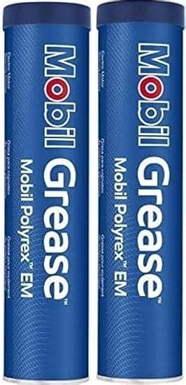 Mobil Polyrex EM Motor Grease 2 Tubes High Performance Electric Motor ...