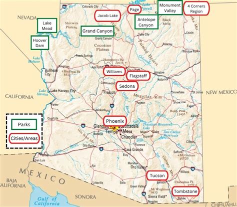 Arizona Map for Kids 的图像结果