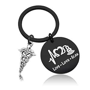 ENSIANTH Sonographer Gift Live Love Scan Keychain Ultrasound Tech ...