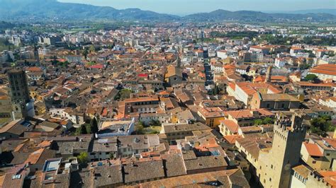 Arezzo, Tuscany: Drone views of Italy's city of gold and fashion