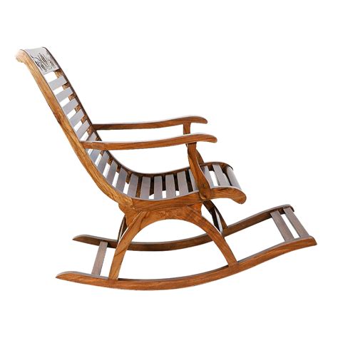 Aldin Teak Wood Rocking Chair (Natural Teak)