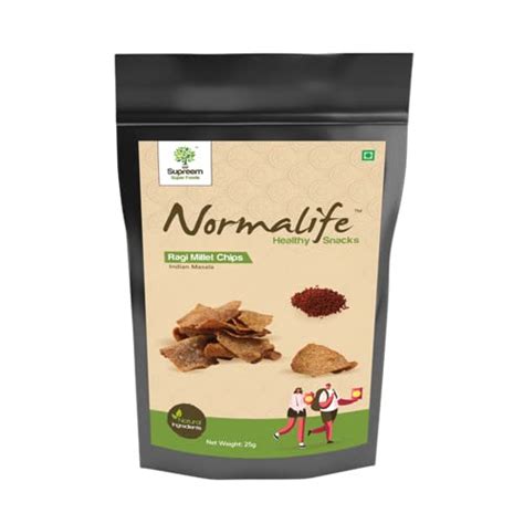SSF Supreem Super Foods Normalife Ragi & Millet Chips - Health And ...