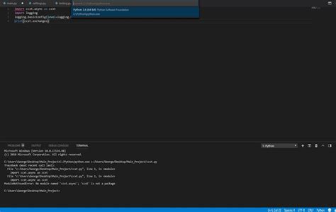 Ccxt Python 的图像结果