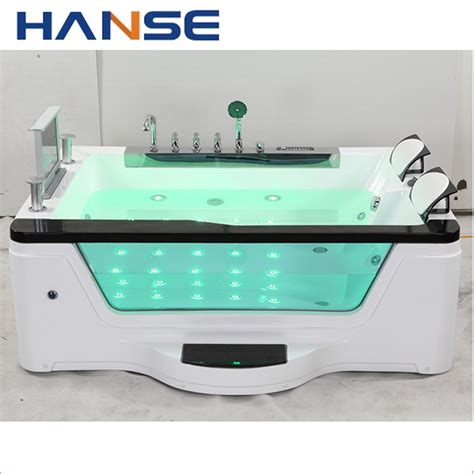 Luxury Bathroom Hot Tub Acrylic Whirlpool Jets Massage SPA Bathtub with ...