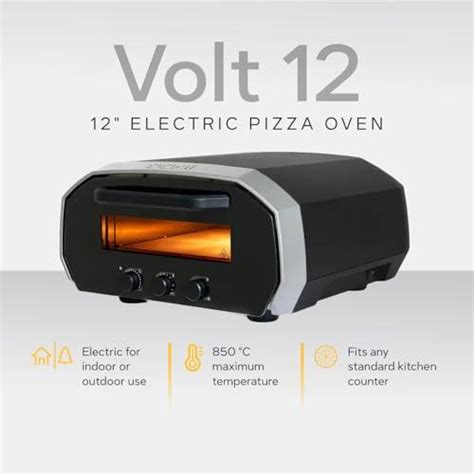 Amazon.com: Ooni Volt 2 Electric Indoor Pizza Oven - Versatile Countertop Electric Toaster Oven, Coo
